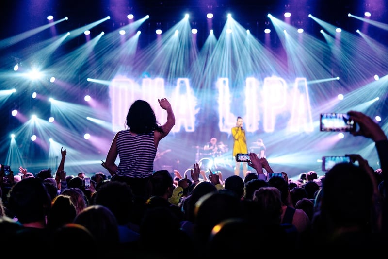 Singer on Stage